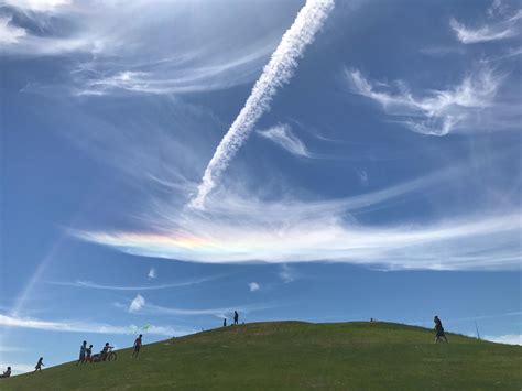 Circumhorizontal Arcs Paint Clouds In The Colors Of The Rainbow