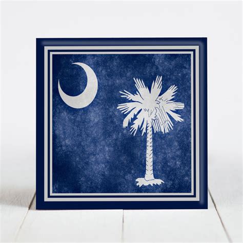 South Carolina State Flag Atlantic Coasters