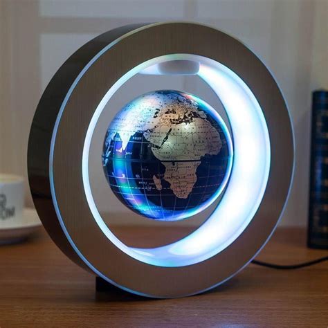 4 Inch Magnetic Levitation Floating Globe Led Light Self Rotating World