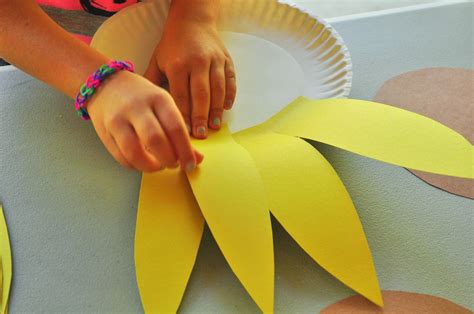 Kids Sunflower Craft Activity For The Letter S The