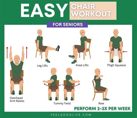 5 Minute Chair Exercises For Seniors To Tone Muscles Chair Exercises
