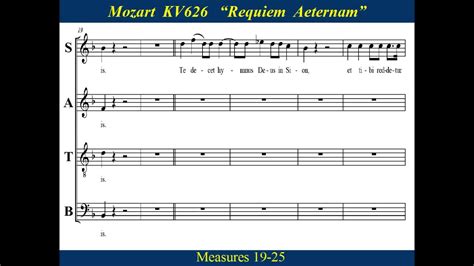 Mozart Kv626 Requiem 1 Introit Alto Youtube