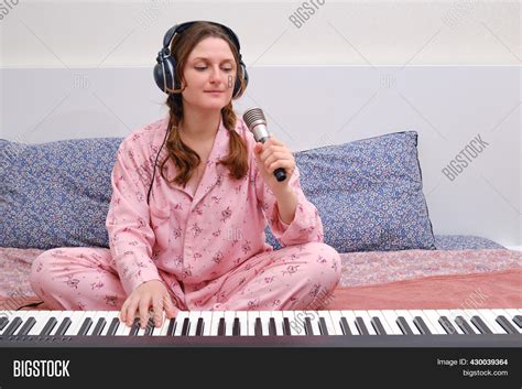 Woman Musician Singing Image And Photo Free Trial Bigstock