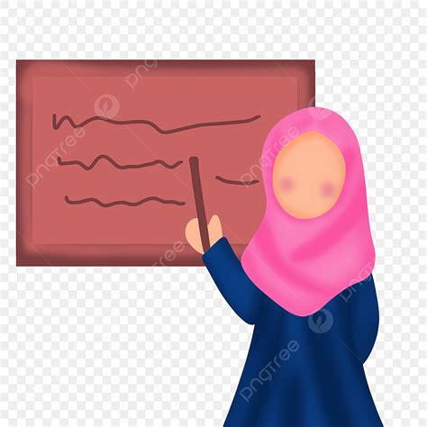 Teacher Illustration Clipart Png Images Teacher Muslimah Illustration
