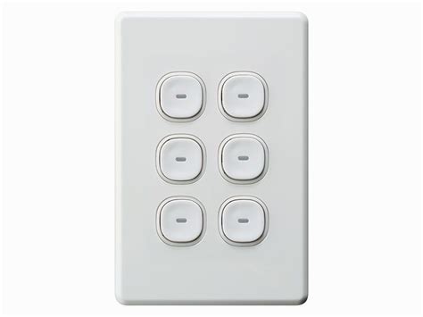 Slimline switch & powerpoints manufacturers, factory, suppliers from china, we can give you the most competitive prices and high quality, because we are much more professional! Clipsal Slimline Impress 6 Six Gang Push Button Light ...