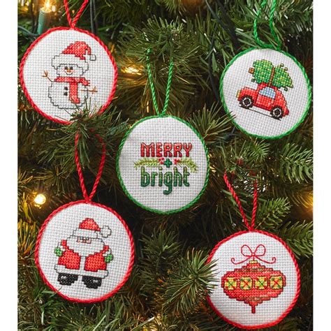 Carnaval time (counted cross stitch kit) product no: Shop Christmas Minis Ornaments Counted Cross Stitch Kit-2 ...