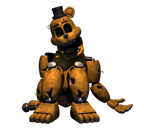 Golden Freddy But Hes Actually A Spring Suit Fivenightsatfreddys