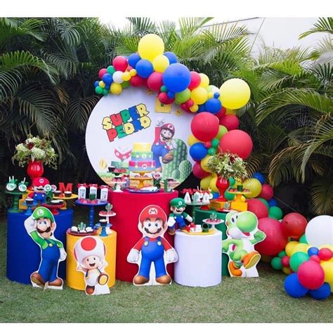 Catálogo De Festas On Instagram Festa Super Mario Super Linda Com O