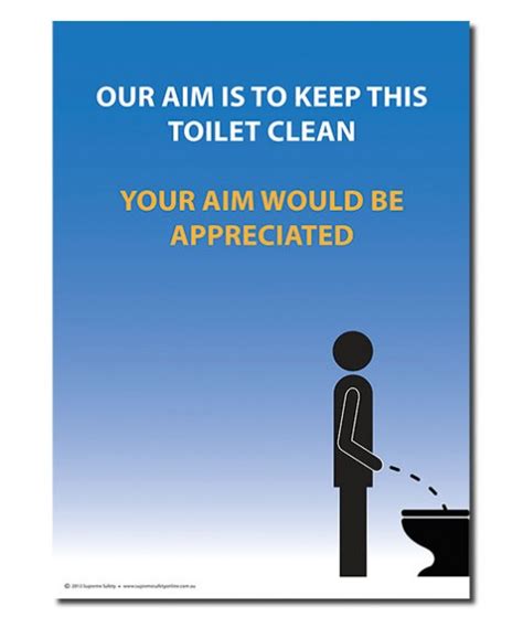 Clean Toilet Poster