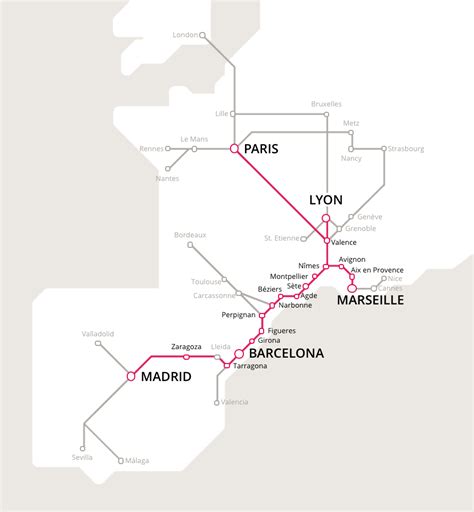 Paris To Barcelona Train Tickets From £32 Train Times Omio