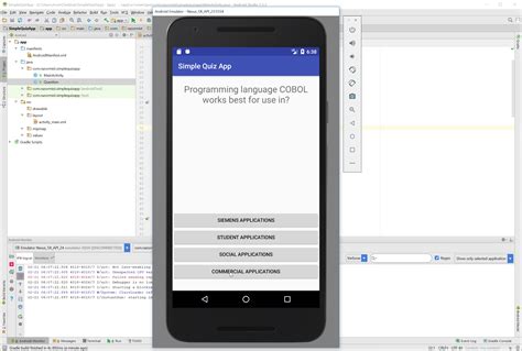 With appsgeyser you create a mobile game app for android for free and without any coding. Android Simple Quiz App Tutorial with Source Code | Free ...
