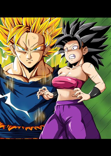 Goku X Caulifla Arte Fan Art On Gokuxcaulifla Deviantart Dragon Ball Super Manga Anime