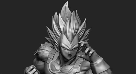 Check spelling or type a new query. 3D Printed Vegeta Bust - Dragon Ball Z by Bstar3Dprint | Pinshape