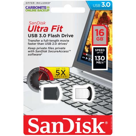 Buy Sandisk Ultra Fit Usb 30 Flash Drive 16gb Instok Kenya