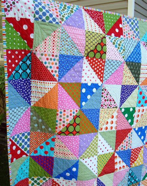 Quilt Story Sewsaras Polka Dot Quilt