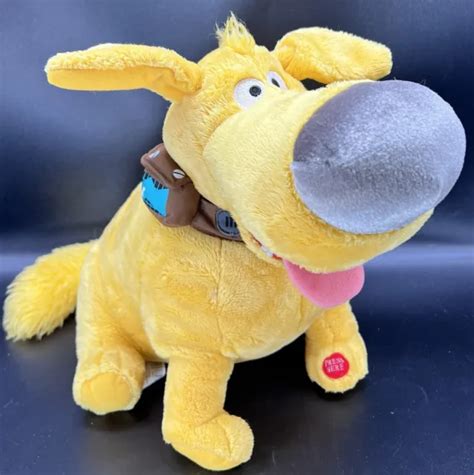 Disney Store Pixar Up Dug Talking Dog 14 Plush Stuffed Animal Does Not