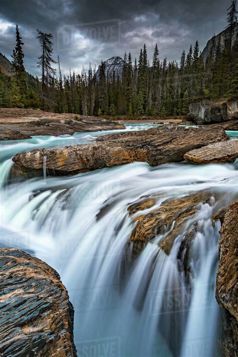 River And Waterfall Yoho National Park British Columbia Canada