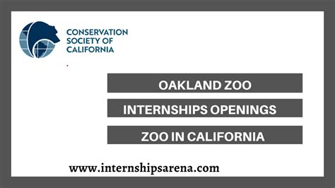 Oakland Zoo Internship In 2024 Fresh Beginnings Internships Arena
