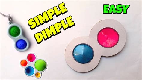 How To Make Simple Dimple #1 | DIY Simple Dimple / Homemade Simple Dimple | Fidget toy TikTok ...
