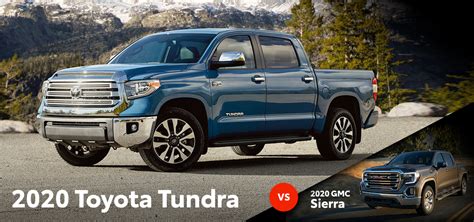 2020 Toyota Tundra vs. 2020 GMC Sierra 1500 2020 Toyota Tundra vs. 2020