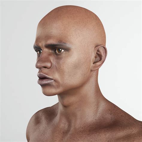 African Man 3d Model By Skifx