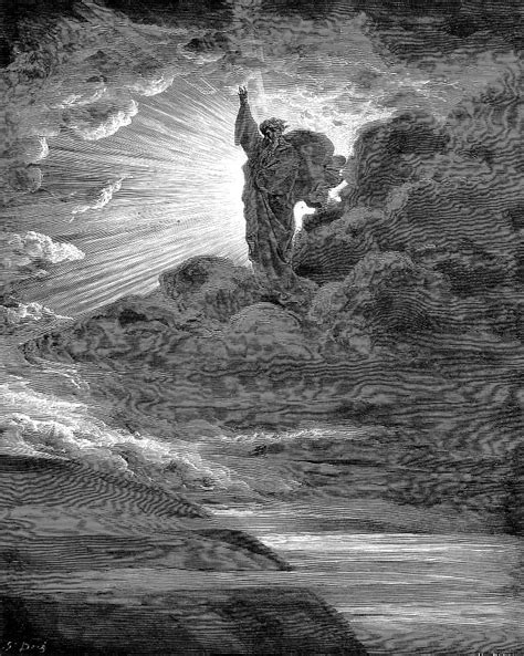 God Creating Light 1866 By Gustave Dore Fine Art Print