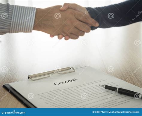 Contract Stock Photo Image Of Agreement Deal Finance