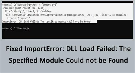 Fix Importerror Dll Load Failed Archives Fix Pc Errors