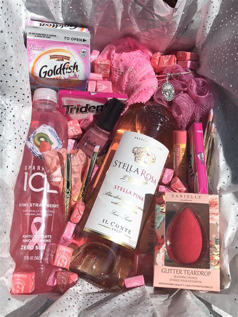 Everything Pink Gift Box Birthday Gifts For Best Friend Birthday Gift Baskets Cute Birthday Gift