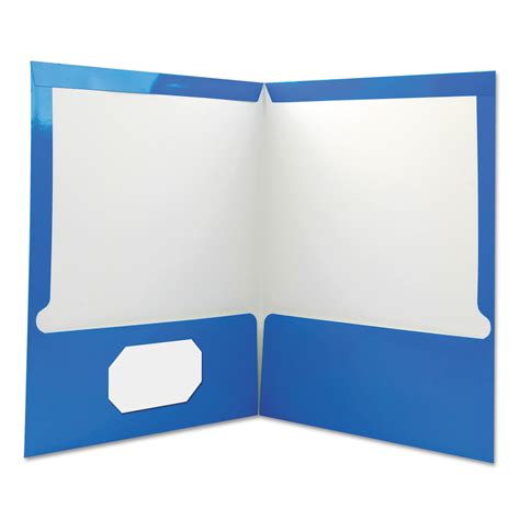 Laminated Two Pocket Folder By Universal® Unv56419