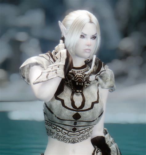 Mirielle Standalone Snow Elf Follower At Skyrim Nexus Mods And Community Snow Elf Skyrim
