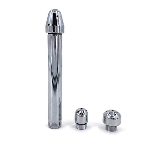 Stainless Steel Bidet Faucets Rushed Anal Douche Shower Cleaning Enemator Enema Metal Anal