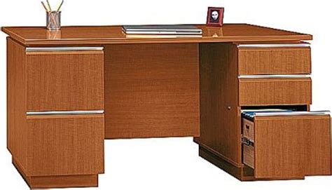 For example exposed plywood, mdf or particle board. Bush 500-025-8200 Milano Double Pedestal Desk, Accepts ...