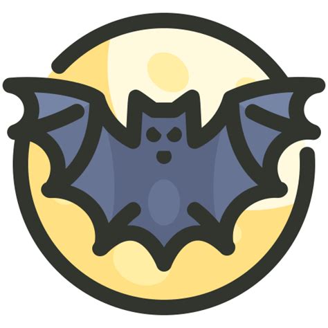 Bat Danger Halloween Horror Icon Free Download