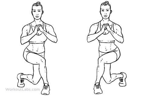 Alternating Curtsy Lunge Workoutlabs