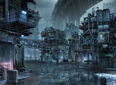 Sci Fi Slum Cyberpunk City Arte Cyberpunk Futuristic City Cyberpunk