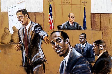 An Artists Courtroom Sketch Shows From Left Assistant District