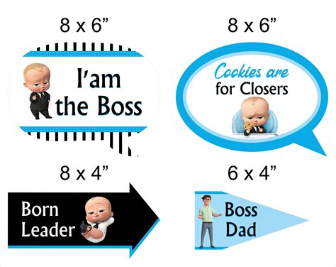 Buy Boss Baby Birthday Party Props Party Supplies Thememyparty