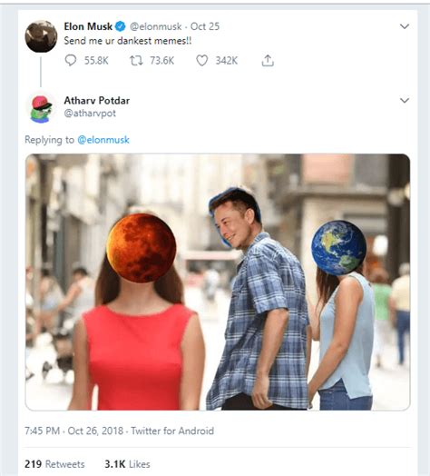Последние твиты от elon musk (@elonmusk). What Happened When Elon Musk Asked For Dank Memes On His ...
