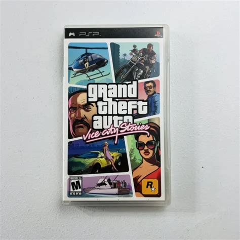 Grand Theft Auto Vice City Stories Psp Playstation Black Label Manual