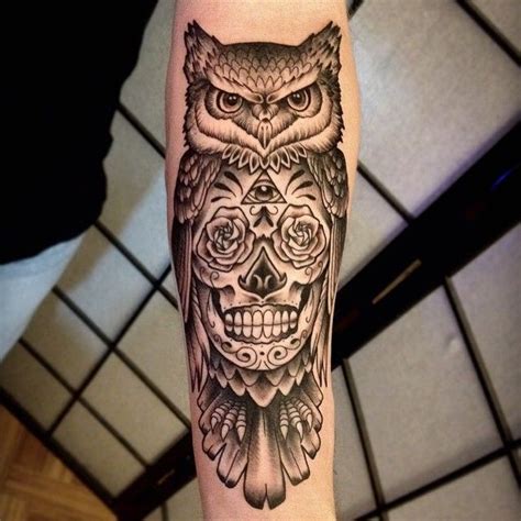 Skull Owl On Pinterest Pretty Skull Tattoos Sugar Skull