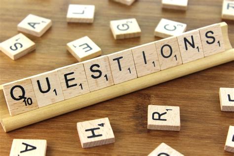 Questions Wooden Tile Images