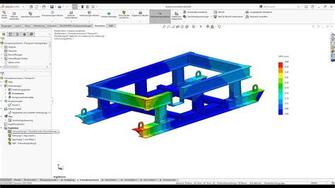Structural Analysis With Solidworks Simulation Of A Steel Frame Designed With Solidsteel