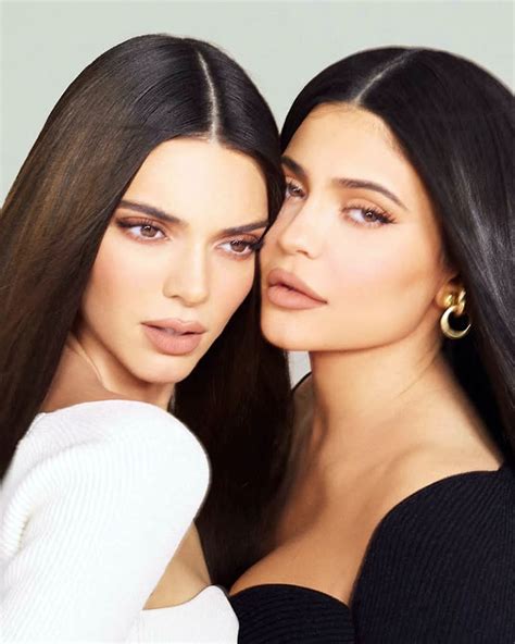 Kendall Kylie Jenner Pose For Their Beauty Product Launch 4 Photos