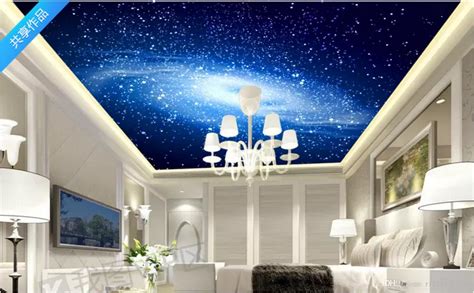 Galaxy Wallpaper For Bedroom Ceiling Shelly Lighting