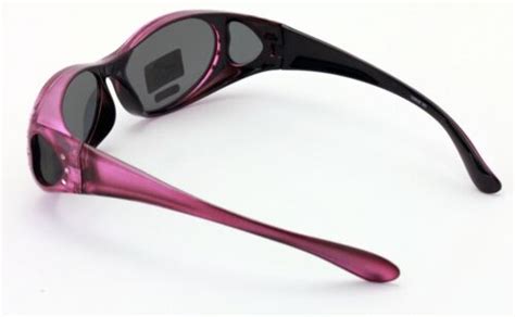Womens Polarized Fit Over Glasses Sunglasses Rhinestone Rectangular Heart 60mm Ebay