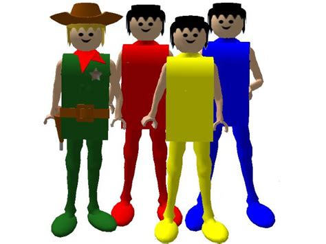 Second Life Marketplace Al39 Complete Avatars Playmobil Red Yellow