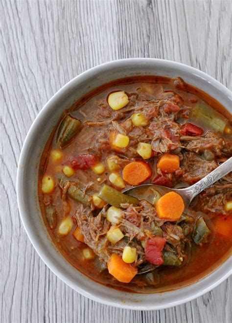 So easy, and perfect for sunday dinner! Beef Vegetable Soup - Foodtastic Mom