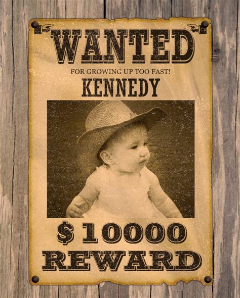 Best Images Of Free Printable Western Wanted Posters Printable
