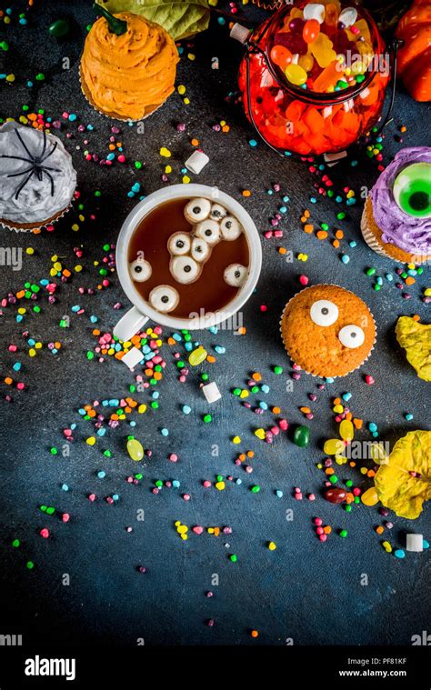 Funny Childrens Treats For Halloween Creepy Hot Chocolate With